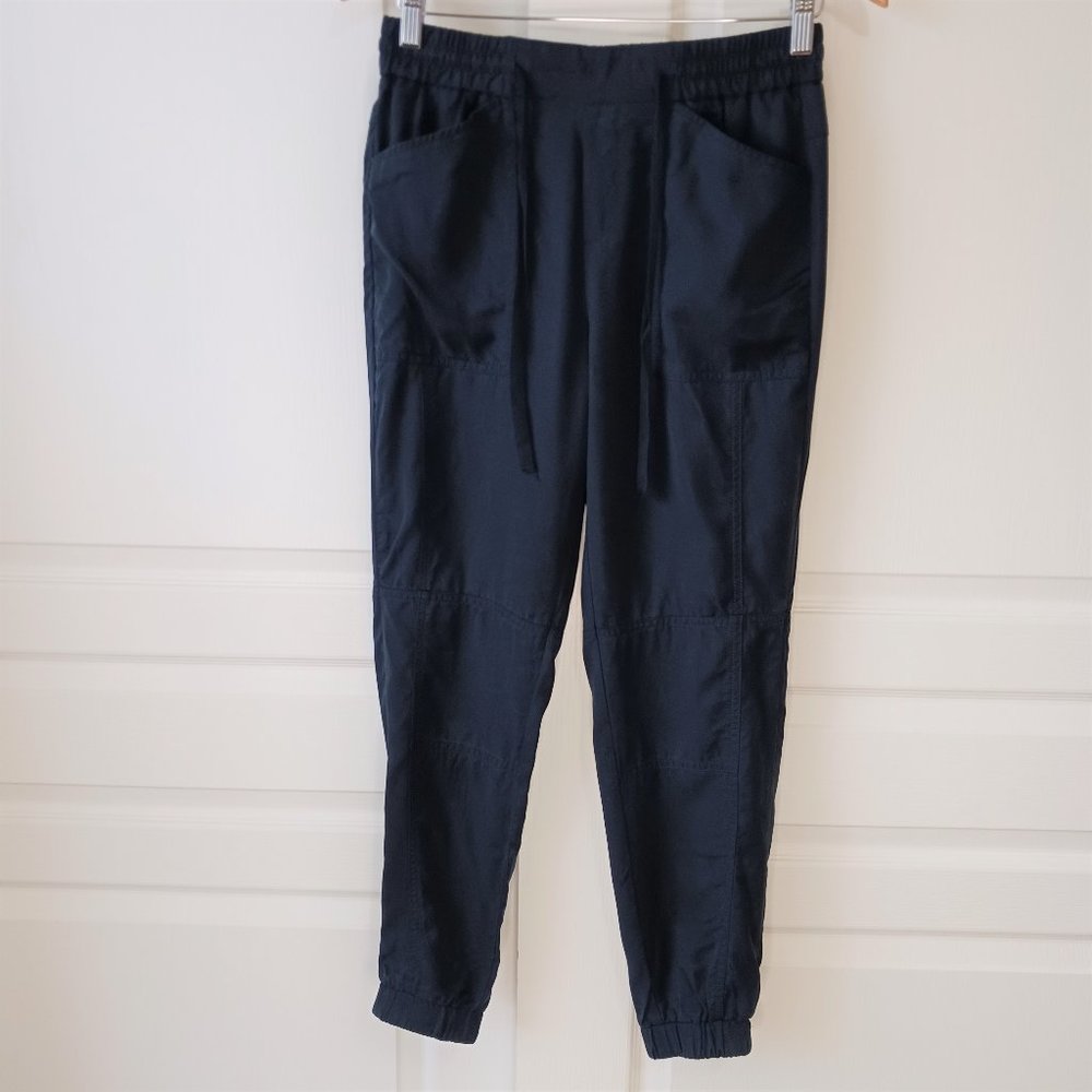 Banana Republic Women's Navy Lyocell Utility Joggers Size XS